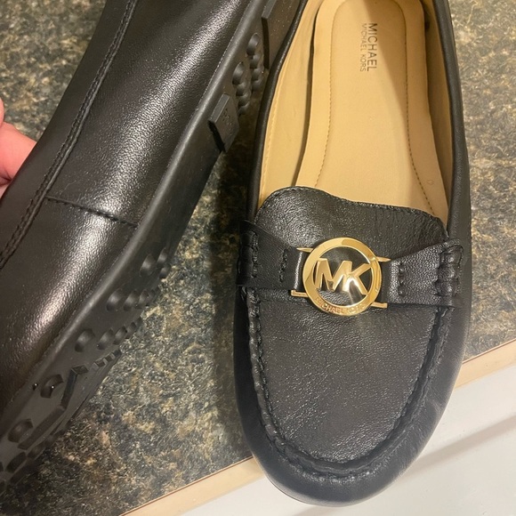 Michael Kors Black Leather Loafers - Picture 10 of 10
